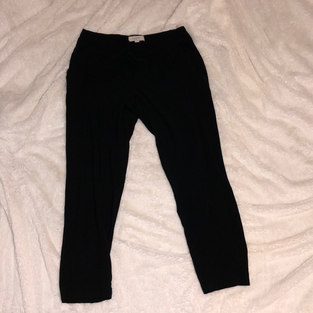 black loft pants